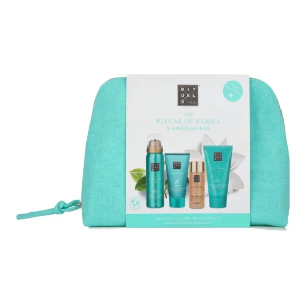 Rituals od Karma zestaw podróżny żel 50ml, żel po opalaniu 50ml, błyszczący olejek 30ml, balsam 70ml